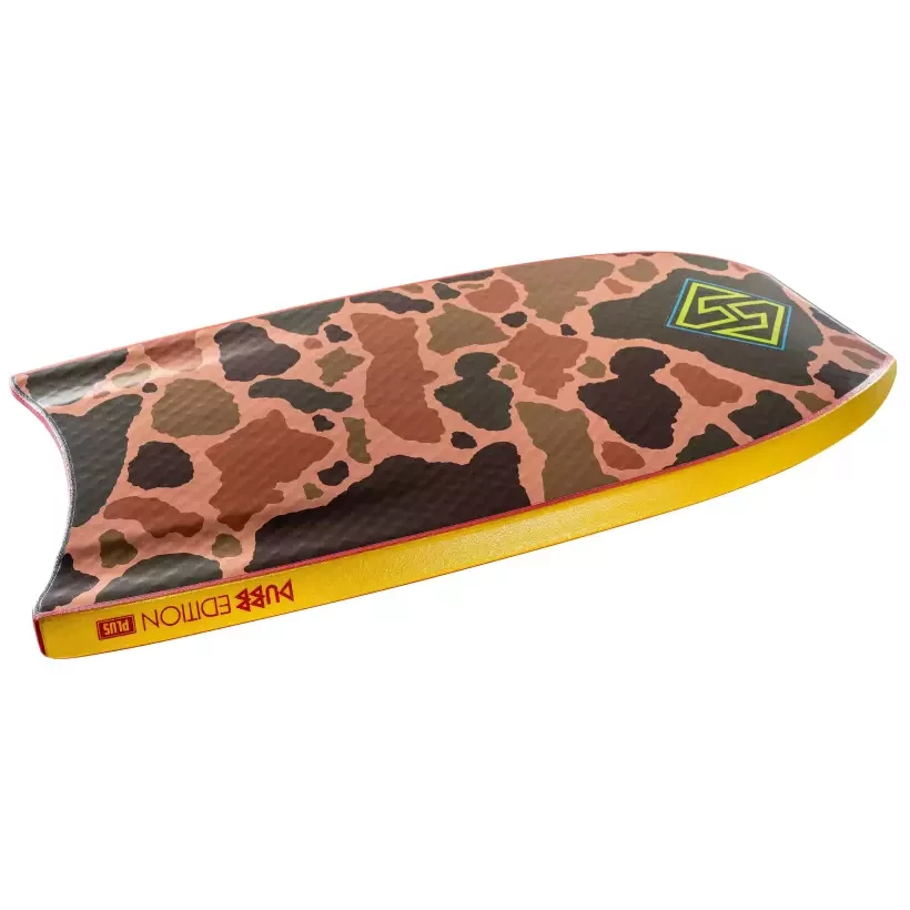 Bodyboard Hubboards Dubb Edition PP Pro Geel/Camo
