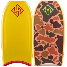 Bodyboard Hubboards Dubb Edition PP Pro Giallo/Camo