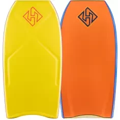 Bodyboard Hubboards Houston Arrow PE Gelb/Orange