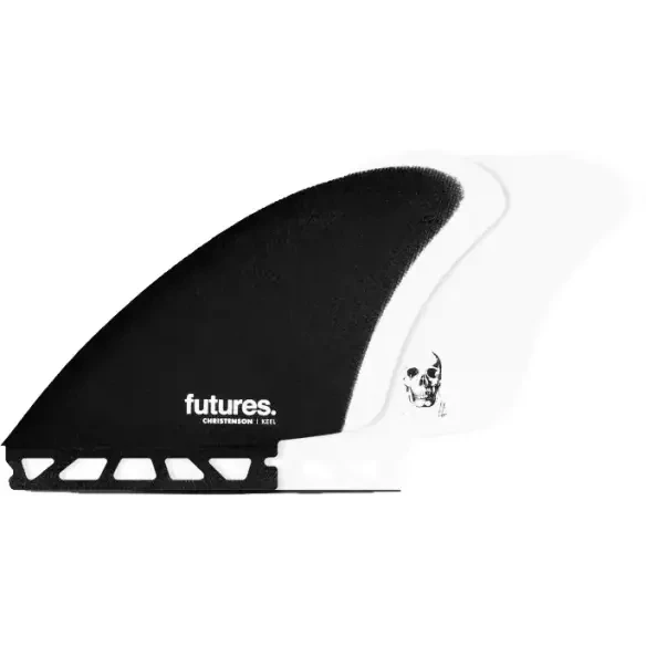 Dérives Futures Keel Christenson Fiberglass White / Black