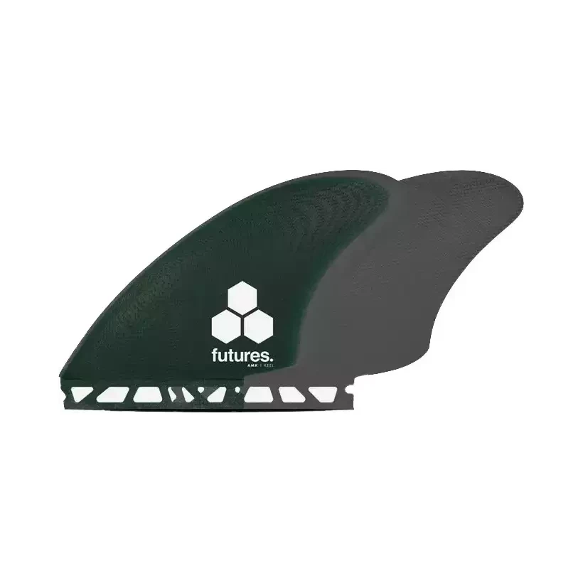 Futures Keel Al Merrick Fiber Glass Fins Green / Gray