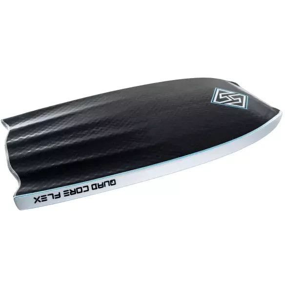 Prancha de Bodyboard Hubboards Hubb Edition Quad Core Flex Sci-Five Cinza/Preto