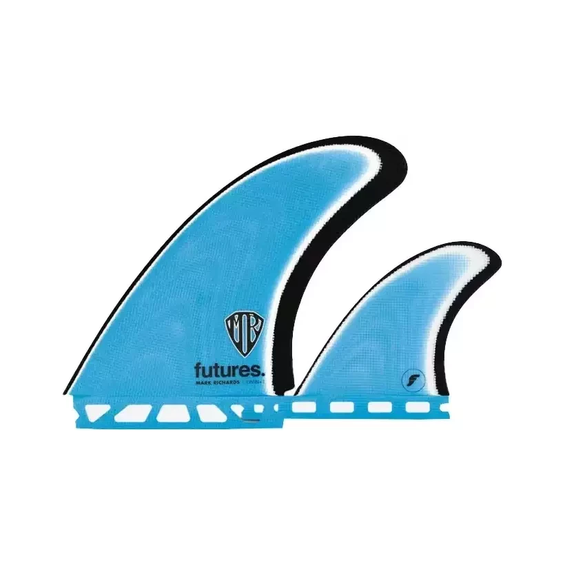 Quilhas Futures Twin +1 Mark Richards Fiberglass Blue