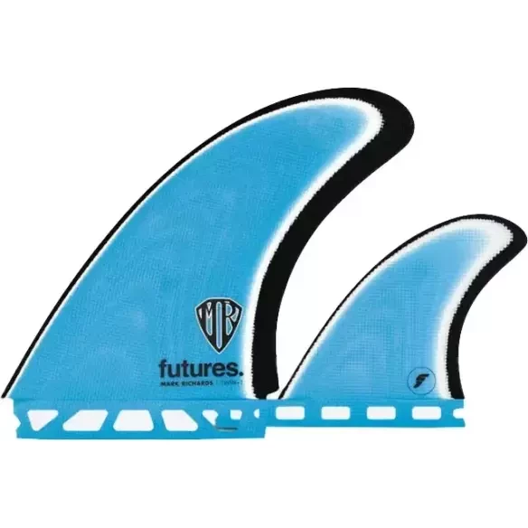 Pinne Futures Twin +1 Mark Richards Fiberglass Blue