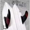 Quilhas Futures Twin +1 Reverse Alpha Series Carbon Black
