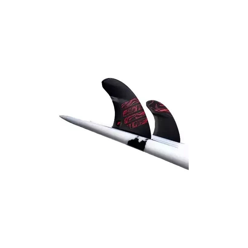 Futures Twin +1 Reverse Alpha Series Carbon Black Fins