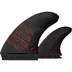 Pinne Futures Twin +1 Reverse Alpha Series Carbon Black