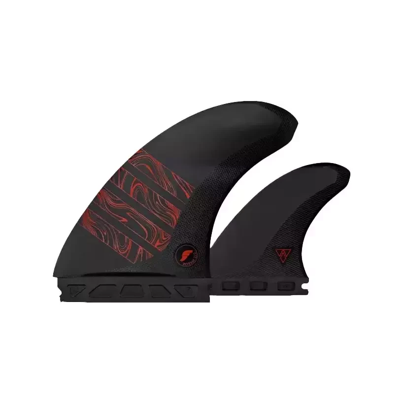 Futures Twin +1 Reverse Alpha Series Carbon Black Fins