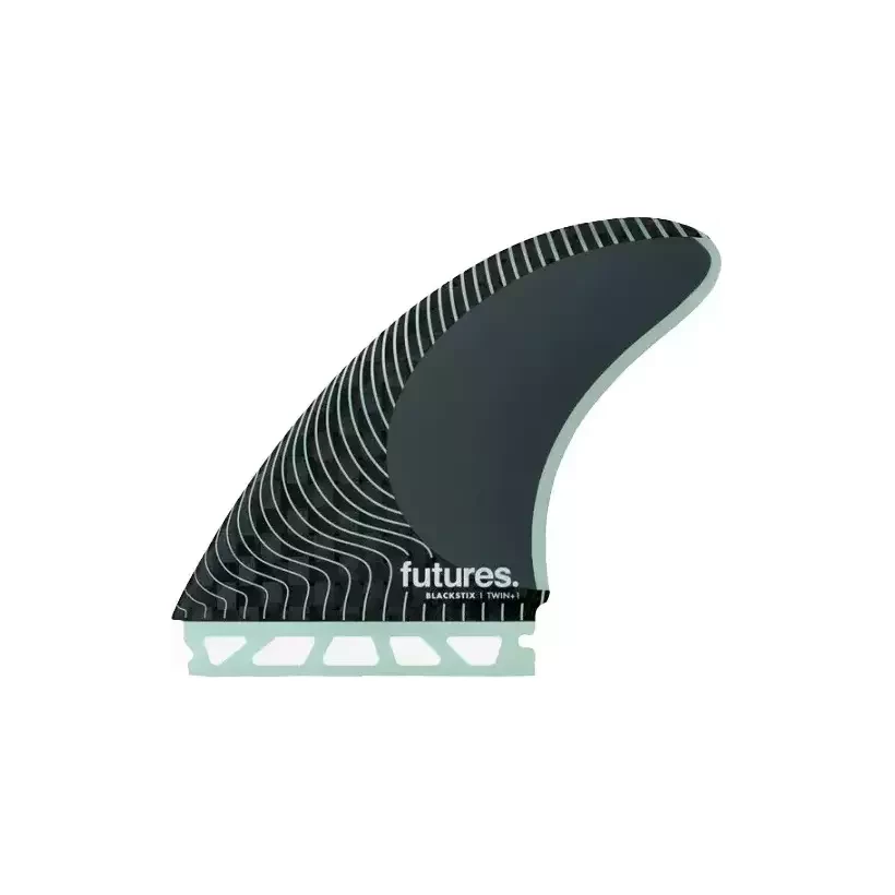 Futures Twin +1 Blackstix Frost Grey Finnen