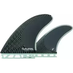 Futures Twin +1 Blackstix Frost Grey Vinnen
