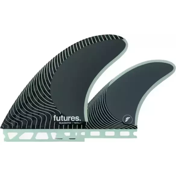 Futures Twin +1 Blackstix Frost Grey Vinnen