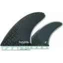 Futures Twin +1 Blackstix Frost Grey Fins