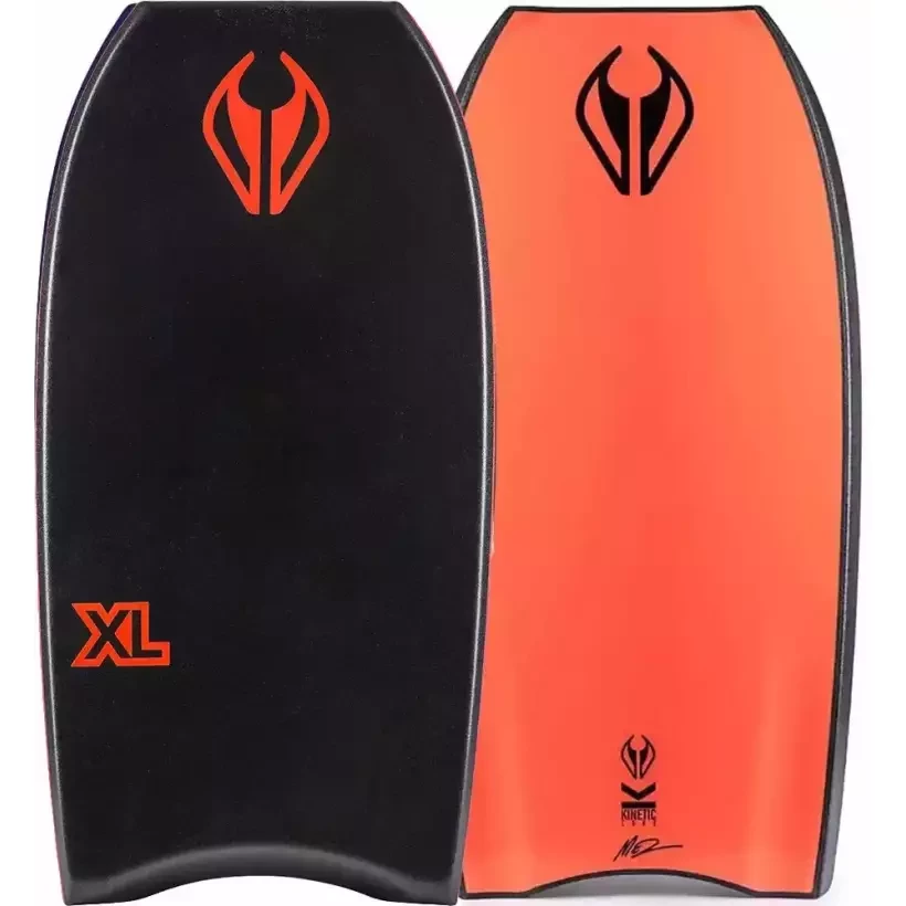 Prancha de bodyboard NMD XLRG Kinetic PP Black/Coral Red