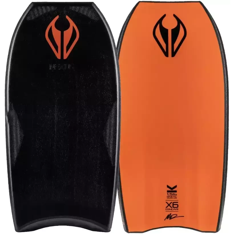 Tavola da bodyboard NMD Nexus K15 X6 Concave Nero/Arancione