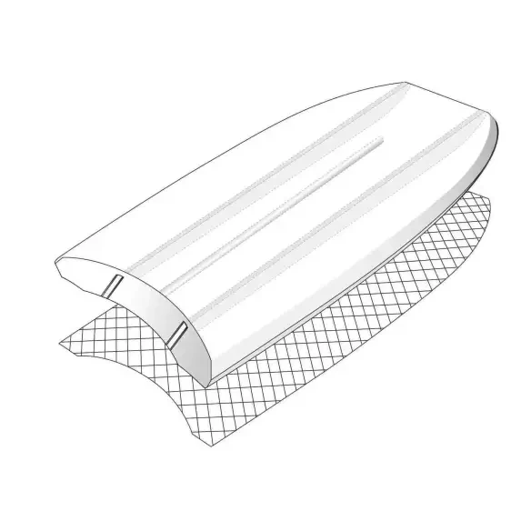 Bodyboard NMD XXV Ben Player Quantum PP 3DC White/White