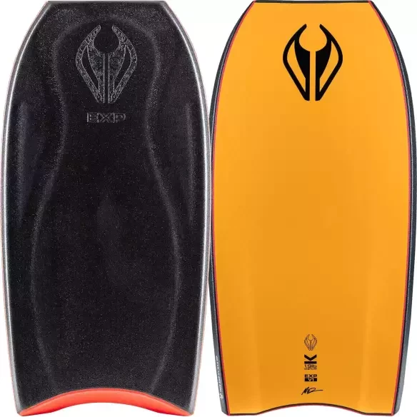 Tavola da bodyboard NMD Mez Experimental Single Concave Black/Tangerine
