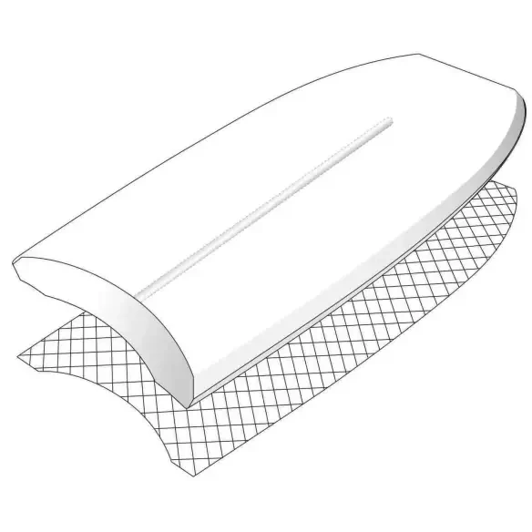 bodyboard VS Winston McCall X4 Mini QUAD K19 PP White/Black