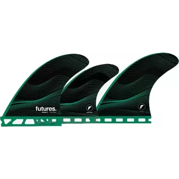 Quillas Futures F8 RTM Hex series Legacy 5-fins  taille L