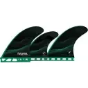 Quilhas Futures F8 RTM Hex series Legacy 5-fins tamanho L