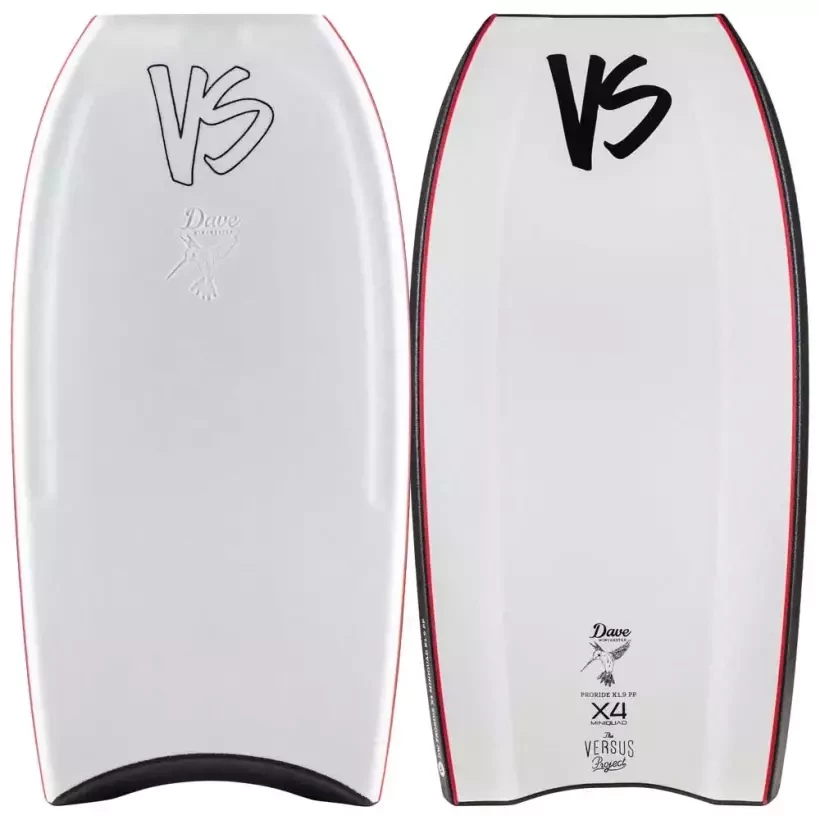 Tabla de bodyboard VS Winchester Proride X4 Mini QUAD K19 PP White/White