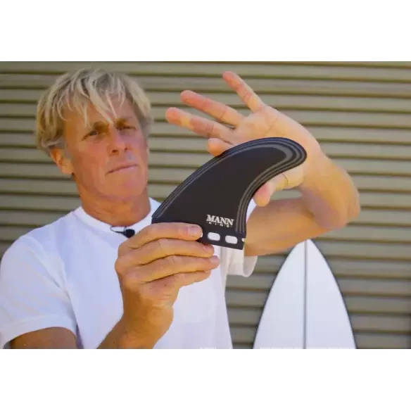 Quillas FIREWIRE Manncave 5 fin set Black/Grey