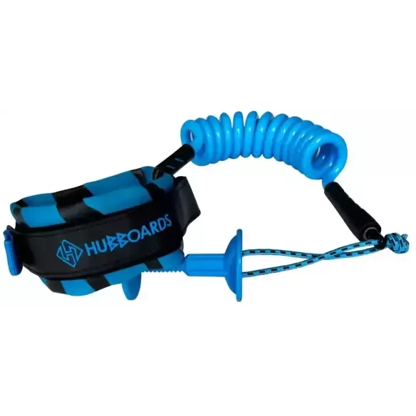 Leash da bodyboard Hubboards bicipite Comp Blue