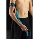 Hubboards Comp Bicep Bodyboard Leash Blue