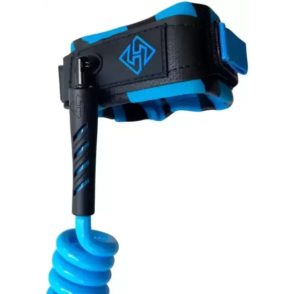 Leash de bodyboard Hubboards biceps Comp Blue