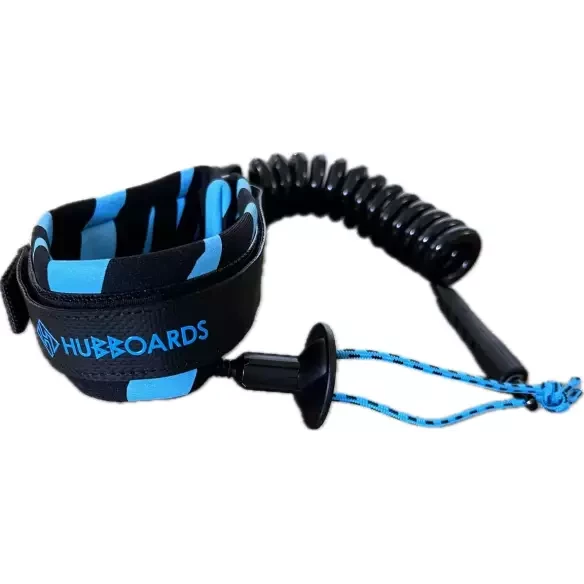 Bodyboard-Leash Hubboards Comp Wrist 9 mm Schwarz