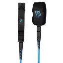 Leash de surf Creatures Reliance 2.0 Lite Duty Cyan Twist Black
