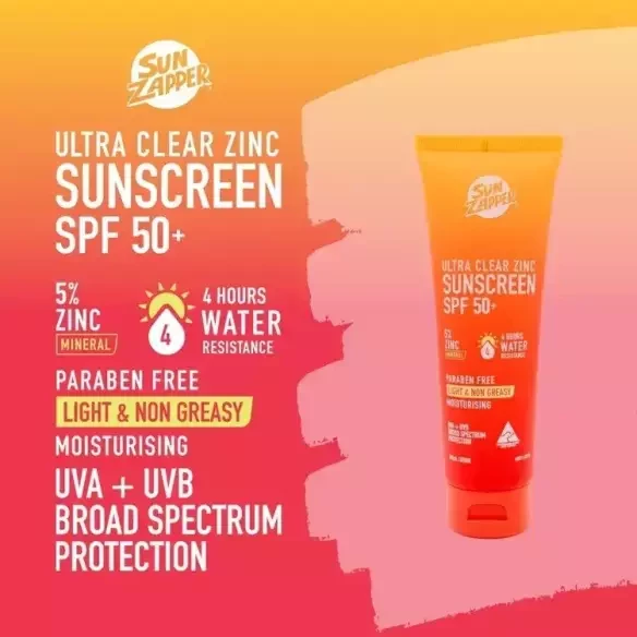 Sonnencreme Ultra Clear Zinc Sunscreen SPF50 100 ml