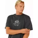 Camiseta Rip Curl Inner Visions Rotten Sun Washed Black