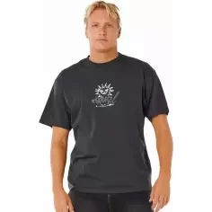 Rip Curl Inner Visions Rotten Sun Washed Black T-Shirt