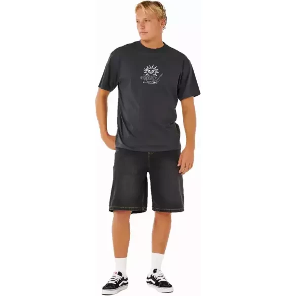 T-shirt Rip Curl Inner Visions Rotten Sun Washed Black