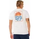 Rip Curl T‑Shirt Pacific Rinse Sunrise Bone