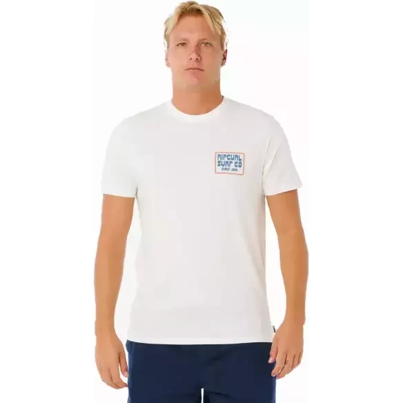 Rip Curl T‑Shirt Pacific Rinse Sunrise Bone
