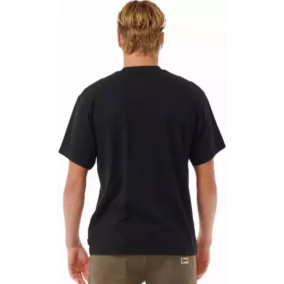 Rip Curl Search Embroidery Black T-Shirt