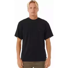 Rip Curl Search Embroidery Black T-Shirt