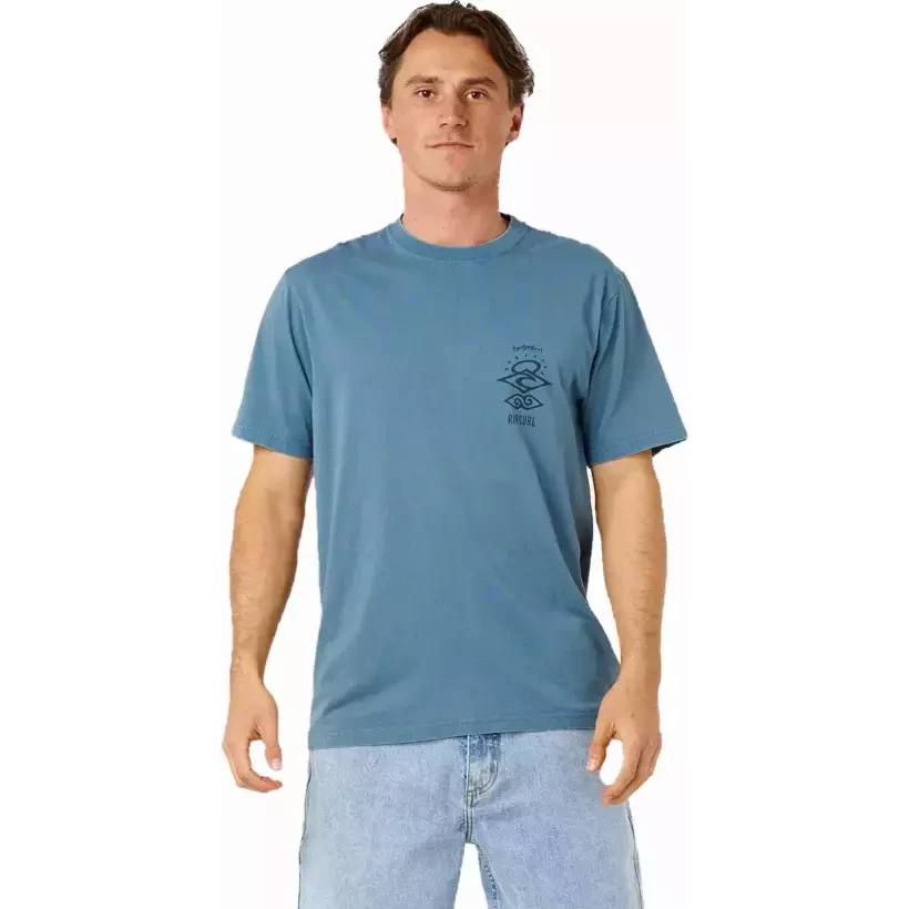 Rip Curl T‑Shirt Search Icon Bluefin