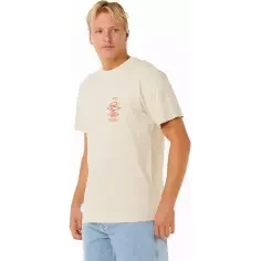 Camiseta Rip Curl Search Icon Branco Vintage
