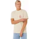 Camiseta Rip Curl Search Icon Branco Vintage