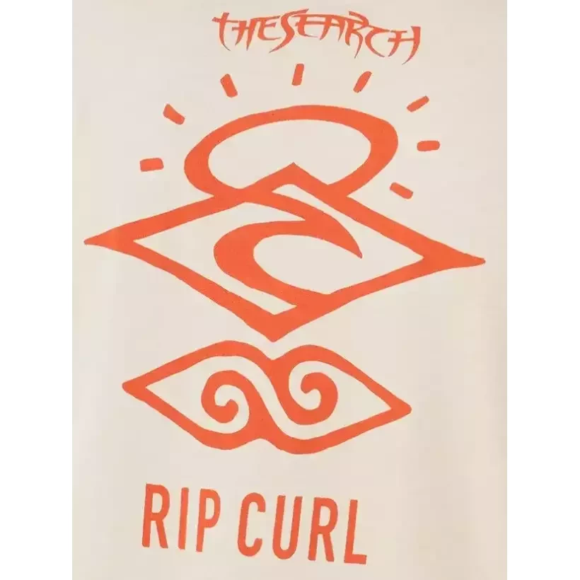 T-shirt Rip Curl Search Icon Vintage blanc