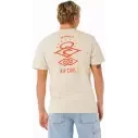 Rip Curl T-Shirt Search Icon Vintage Weiß