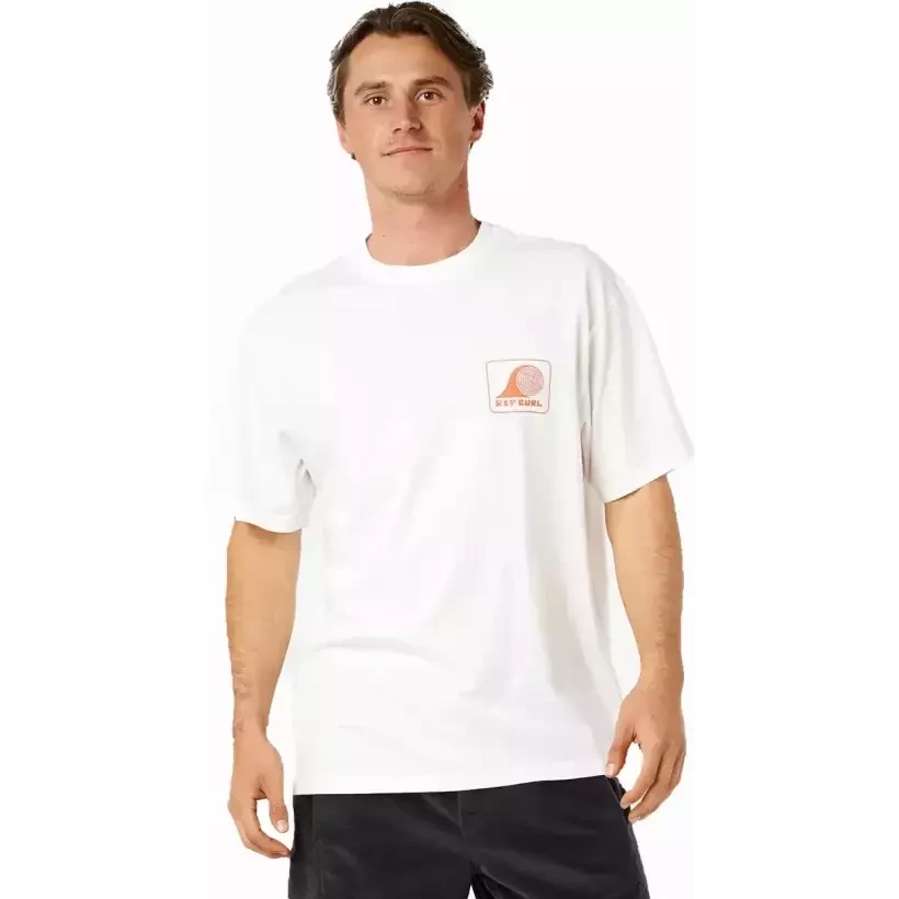 Maglietta Rip Curl Artist of The Search Rolling Wave Bone
