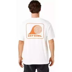 Rip Curl T-Shirt Artist of The Search Rolling Wave Bone 2