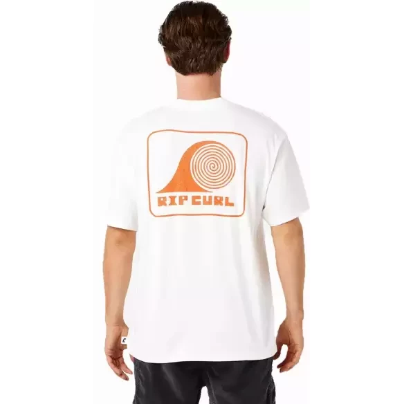 T-shirt Rip Curl Artist of The Search Rolling Wave Bone