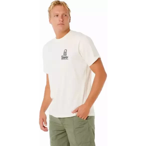 Rip Curl Vaporcool Search Stack T-Shirt Bone
