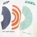 Maglietta Rip Curl Artist of The Search Rising Bianco Vintage