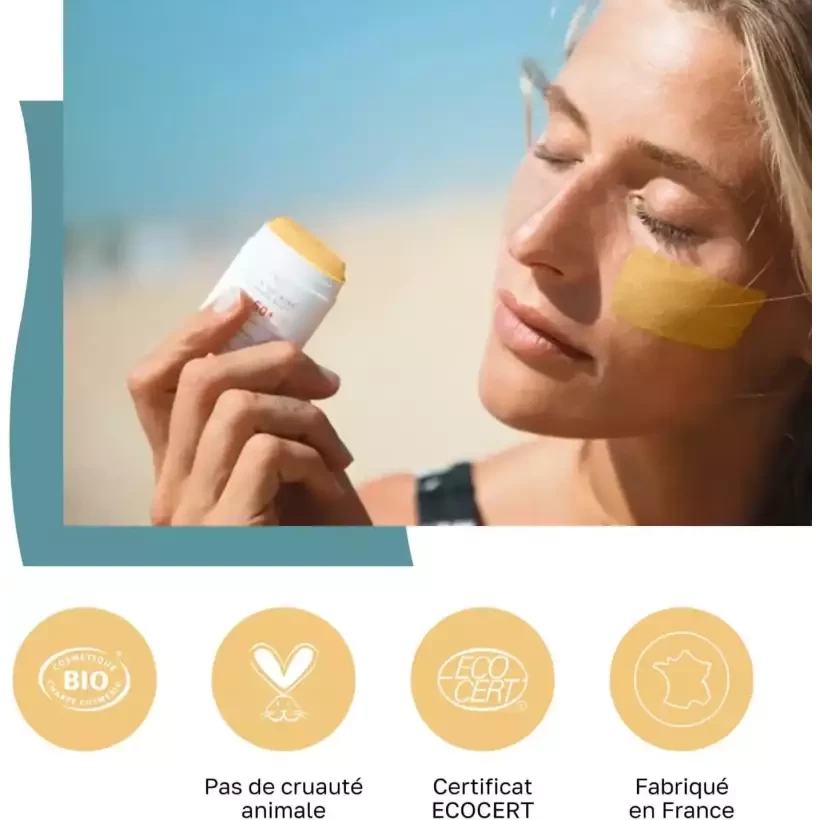 Protetor solar em stick Evoa SPF50 Kaki