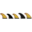 Pinne FIREWIRE Spun Honey set 5 pinne Nero/Giallo